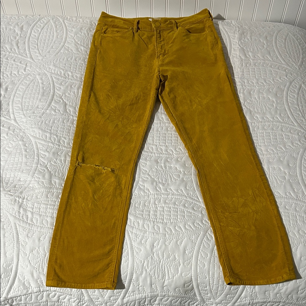 MOTHER Hopscotch Corduroy Ankle Pants Sz:28